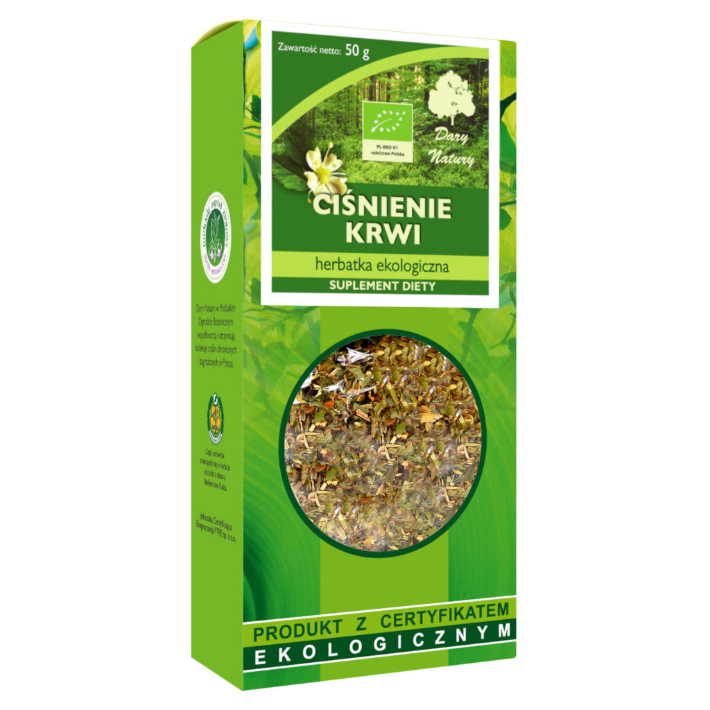 Herbata Ciśnienie Krwi BIO 50 g - Dary Natury
