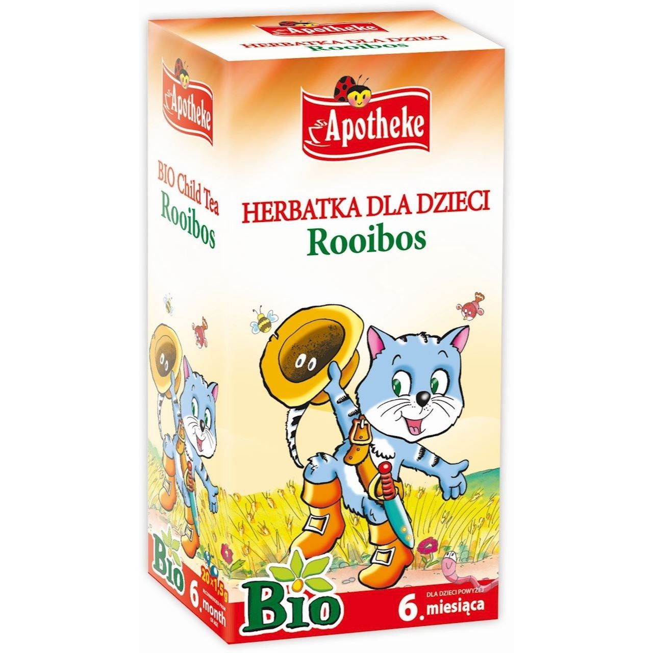 Herbata dla dzieci - rooibos BIO (20 x 1,5 g) 30 g - Apotheke