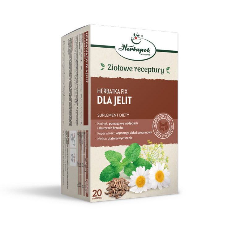 Herbata Dla Jelit fix (20 x 2 g) 40 g - Herbapol Kraków