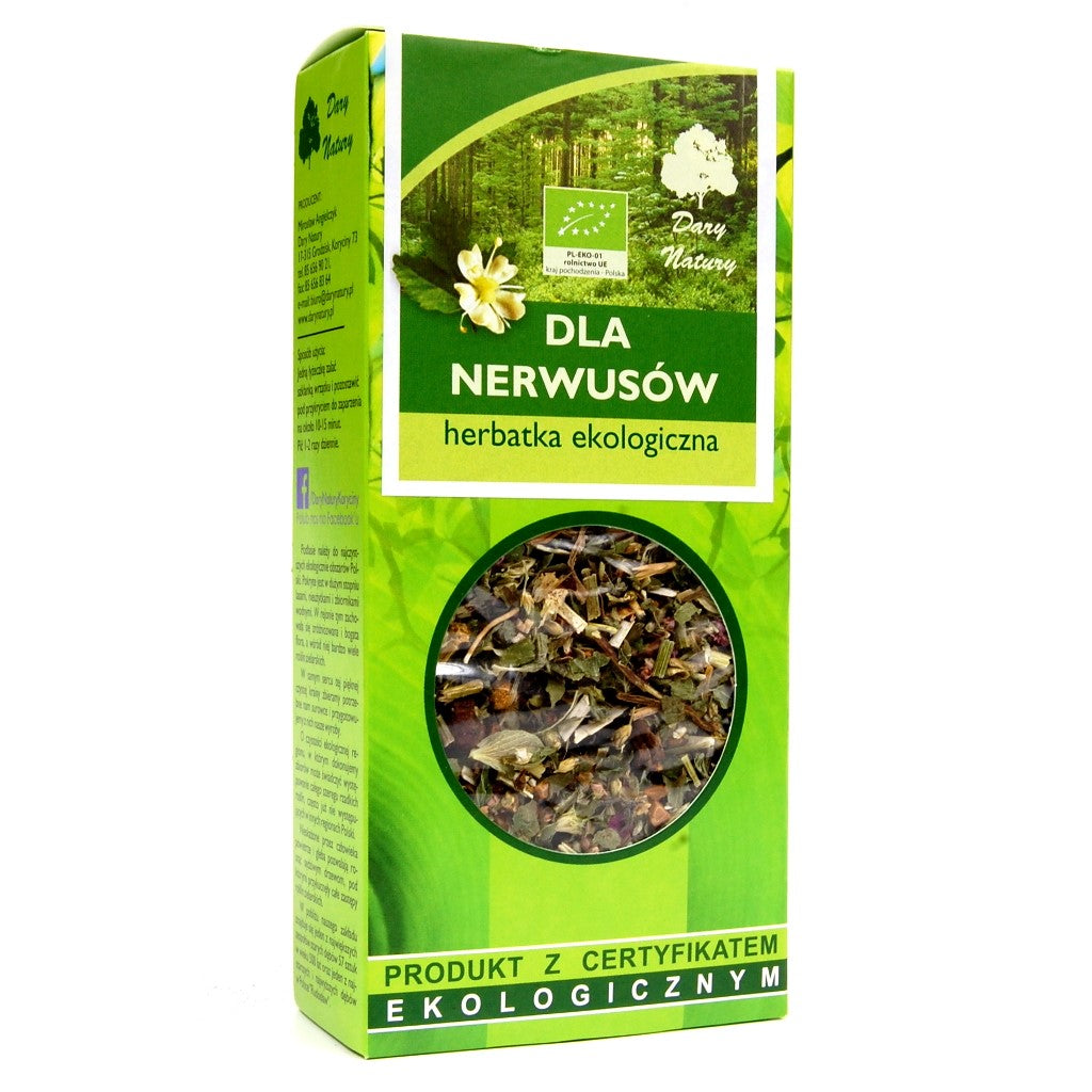 Herbata Dla Nerwusów BIO 50 g - Dary Natury