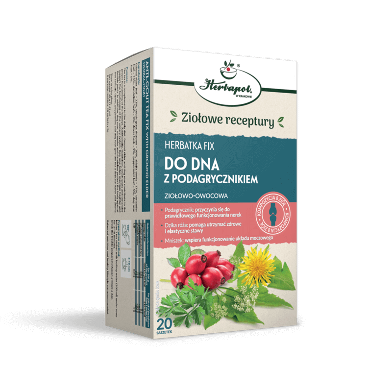 Herbata Do Dna z Podagrycznikiem fix (20 × 2 g) 40 g - Herbapol Kraków