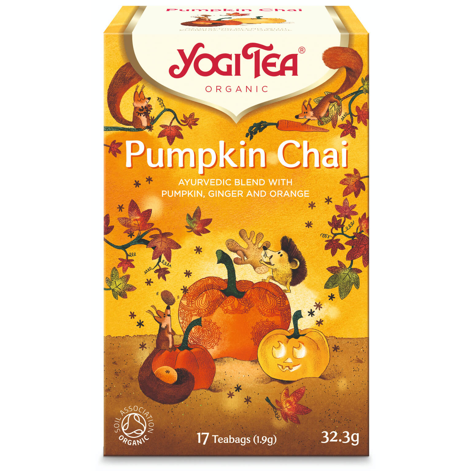 Herbata Dyniowa (Pumpkin Chai) BIO (17 × 1,9 g) 32,3 g - Yogi Tea