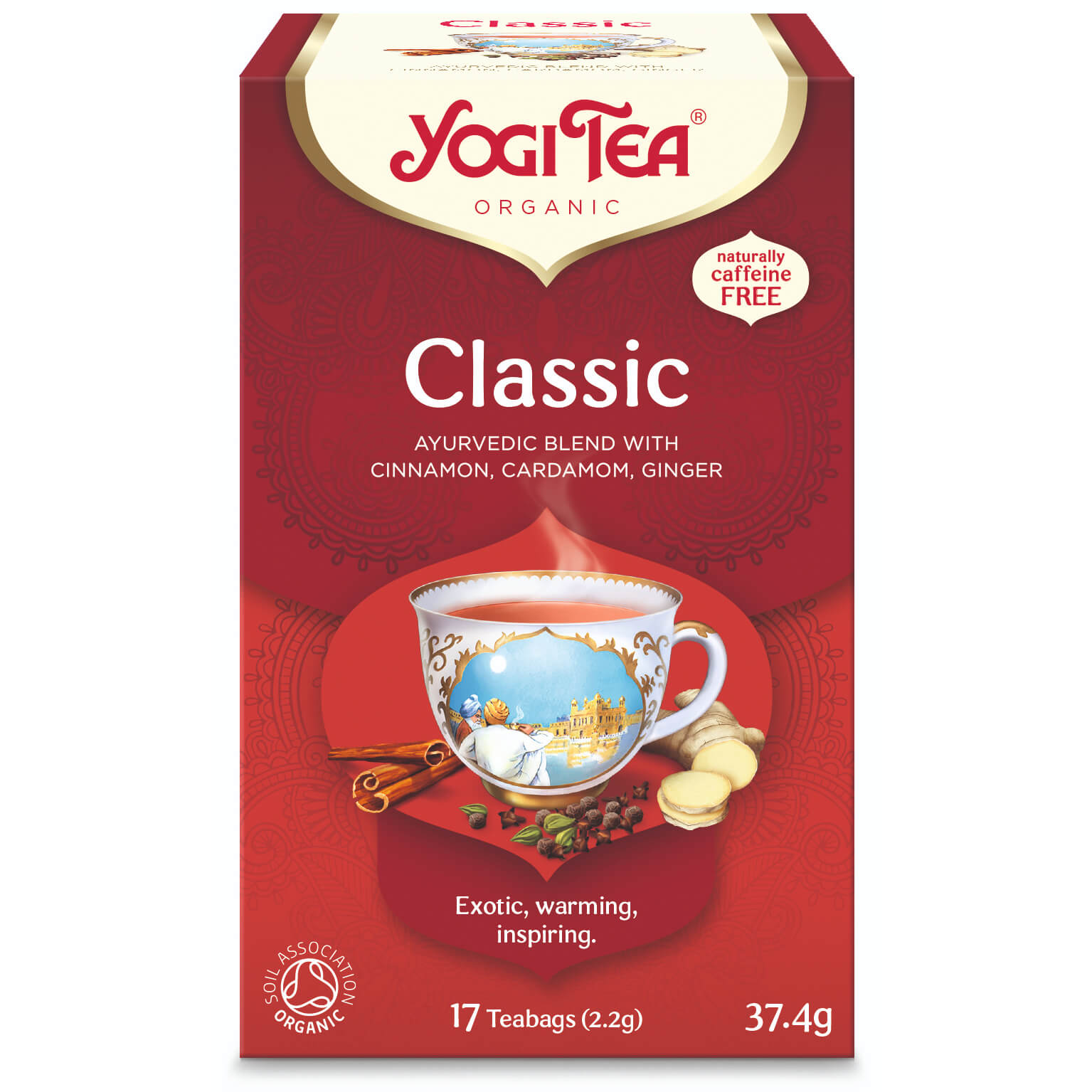 Herbata Klasyczna (Classic) BIO (17 × 2,2 g) 37,4 g - Yogi Tea