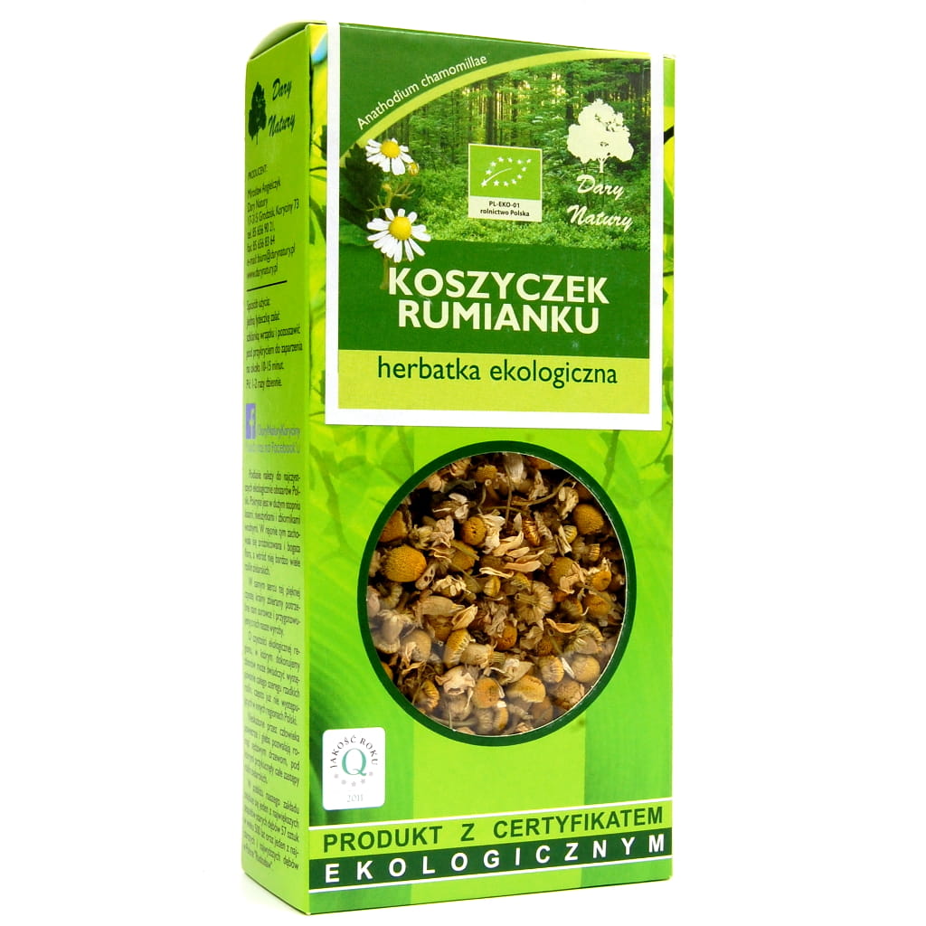 Herbata Koszyczek Rumianku BIO 25 g - Dary Natury