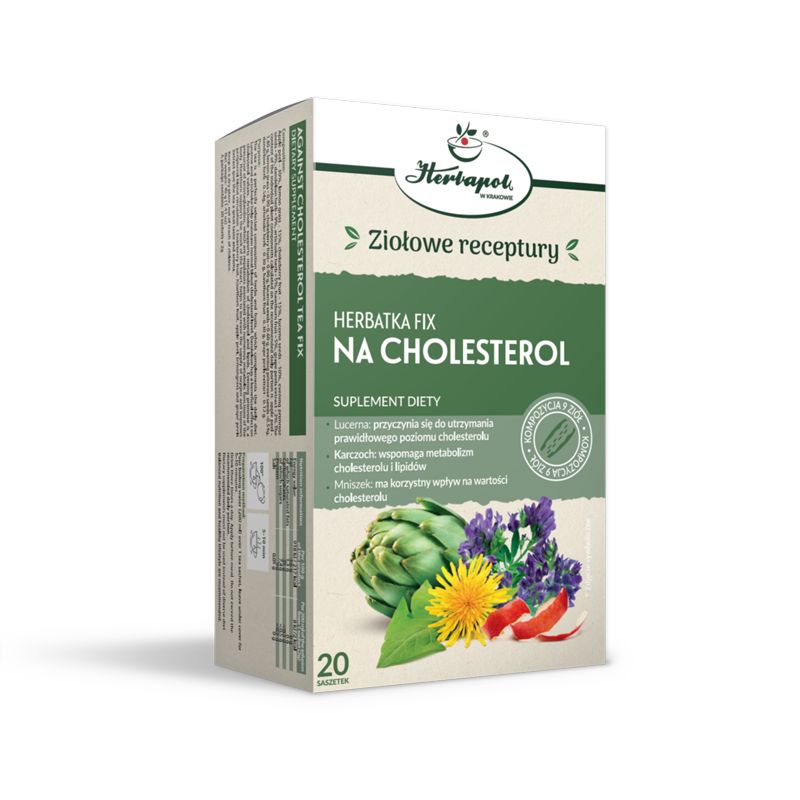 Herbata Na Cholesterol fix (20 x 2 g) 40 g - Herbapol Kraków