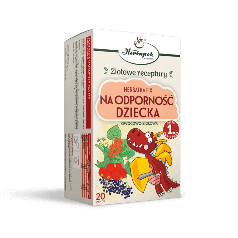 Herbata Na Odporność Dziecka fix (20 × 2 g) 40 g - Herbapol Kraków