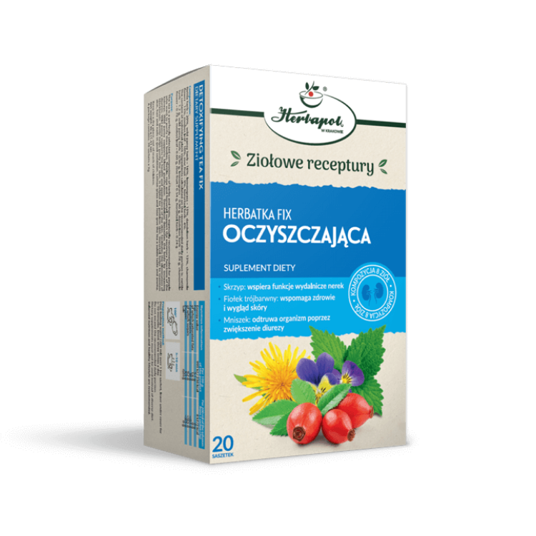 Herbata Oczyszczająca fix (20 x 2 g) 40 g - Herbapol Kraków