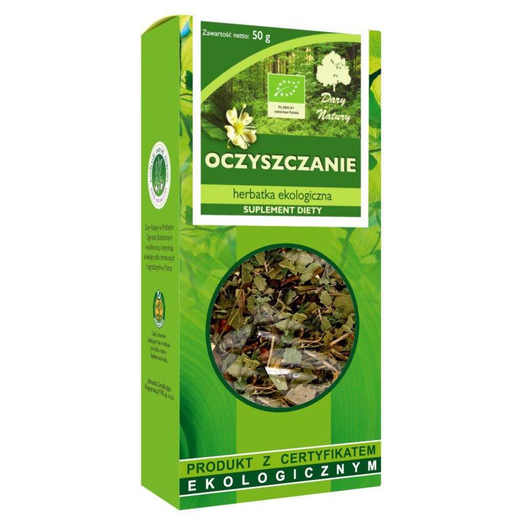 Herbata Oczyszczanie BIO 50 g - Dary Natury