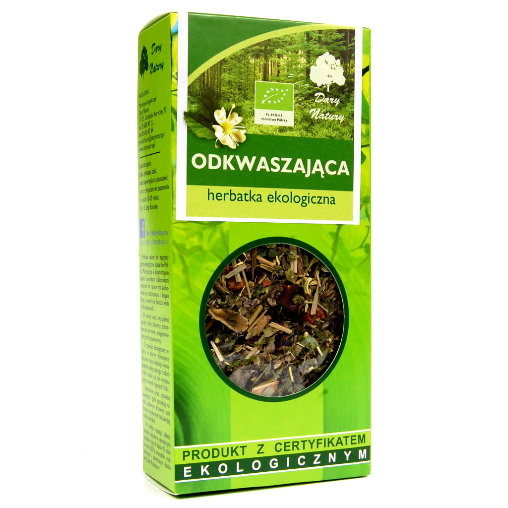 Herbata Odkwaszająca BIO 50 g - Dary Natury