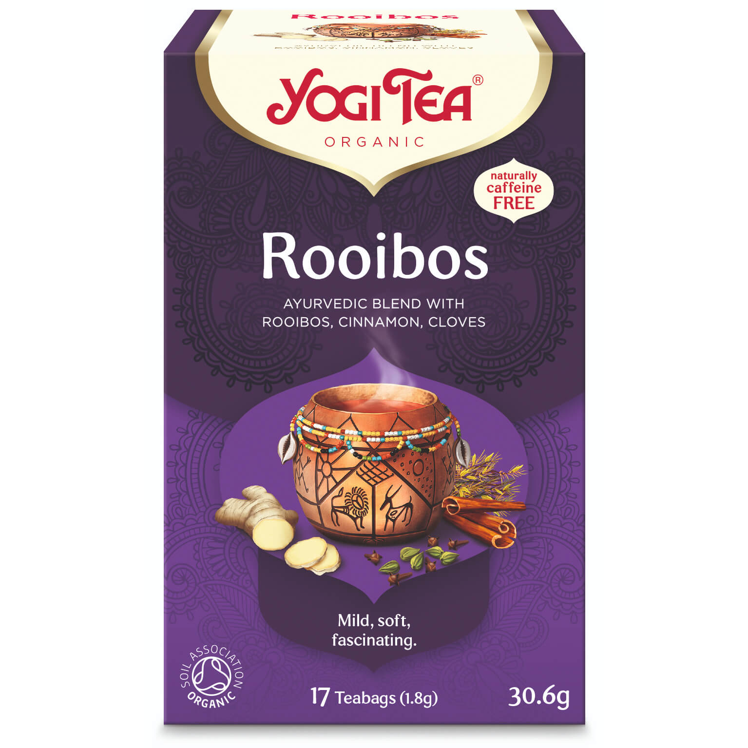 Herbata Rooibos z cynamonem i goździkami BIO (17 × 1,8 g) 30,6 g - Yogi Tea