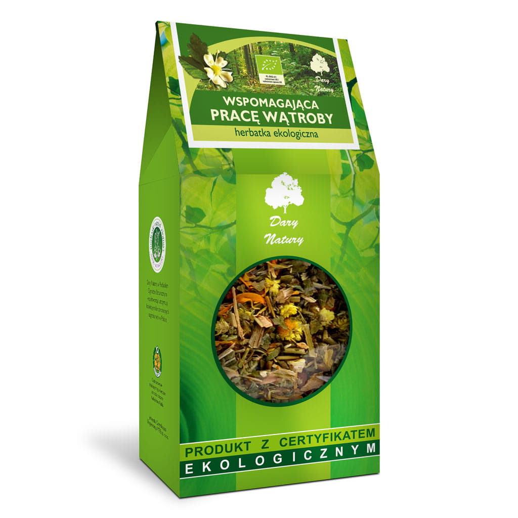 Herbata Wspomagająca Pracę Wątroby BIO 200 g - Dary Natury