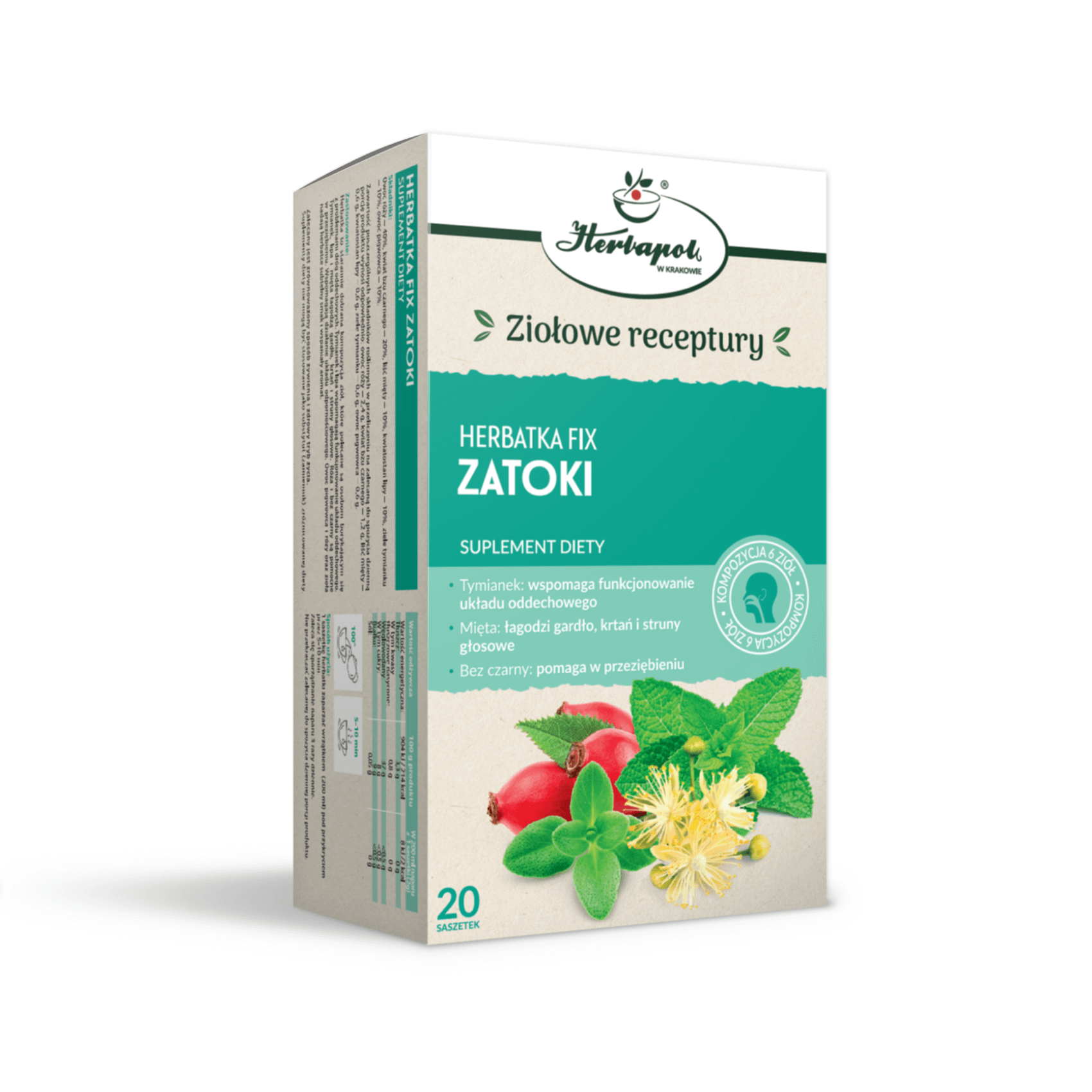 Herbata Zatoki fix (20 x 2 g) 40 g - Herbapol Kraków