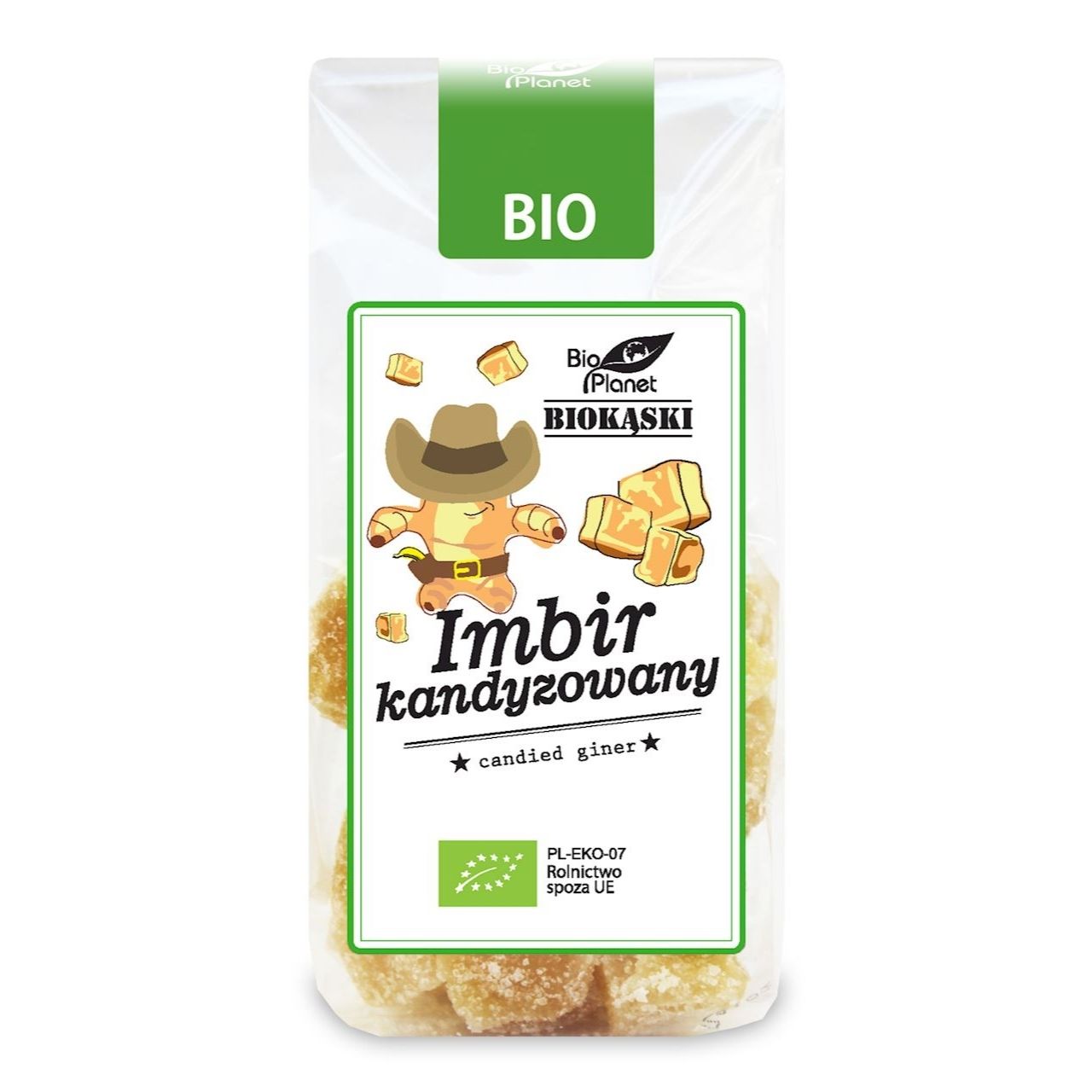 Imbir kandyzowany BIO 100 g - Bio Planet
