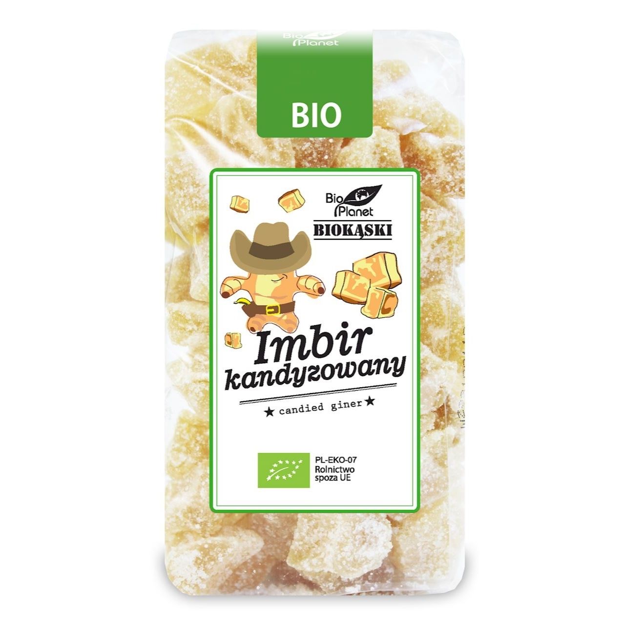 Imbir kandyzowany BIO 400 g - Bio Planet