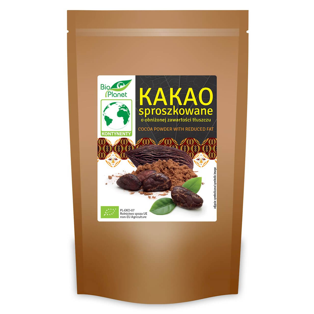 Kakao sproszkowane o obniżonej zawartości tłuszczu BIO 200 g - Bio Planet