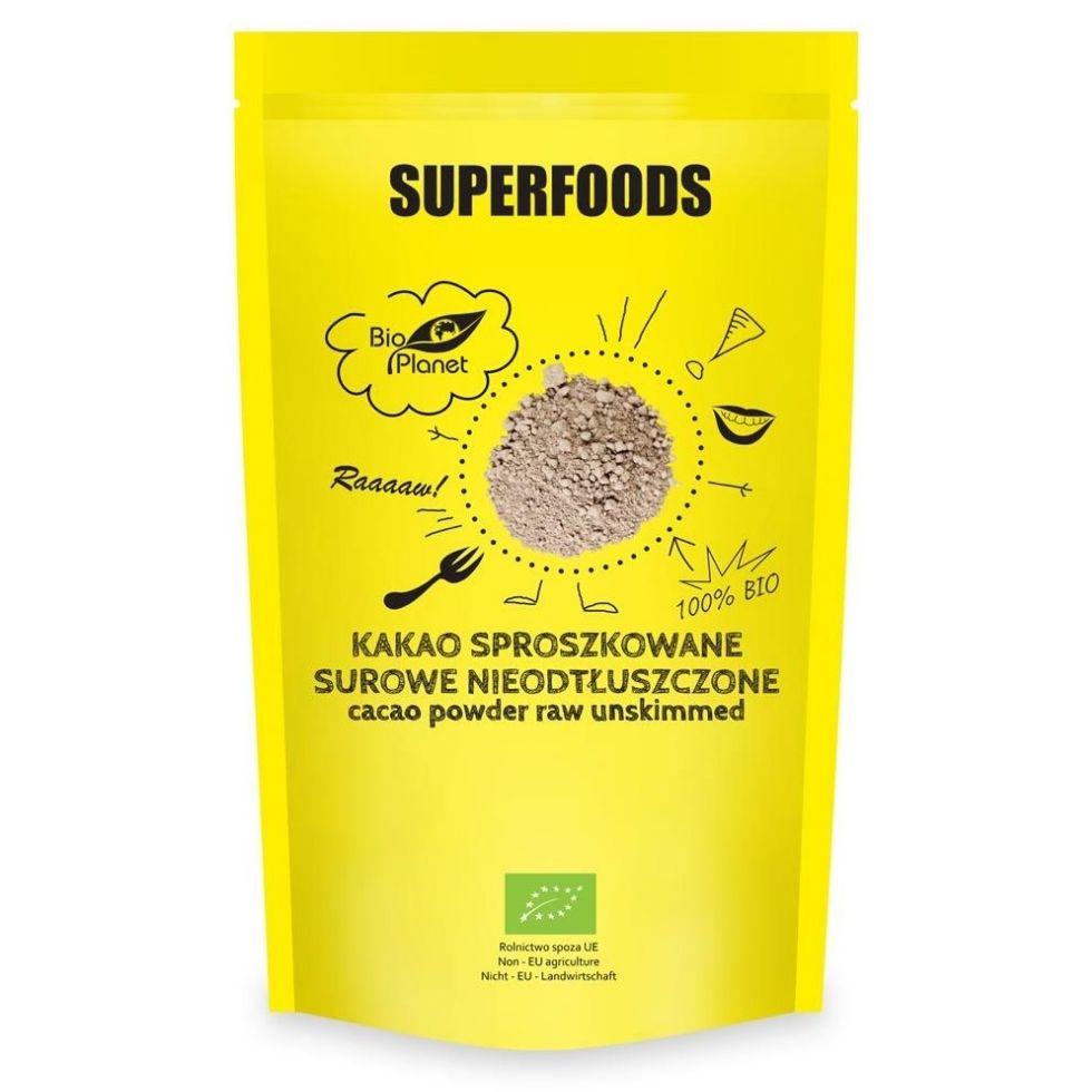Kakao sproszkowane surowe nieodtłuszczone BIO 150 g - Bio Planet