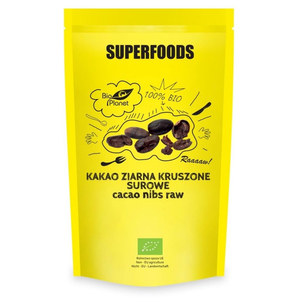 Kakao ziarna kruszone surowe BIO 250 g - Bio Planet