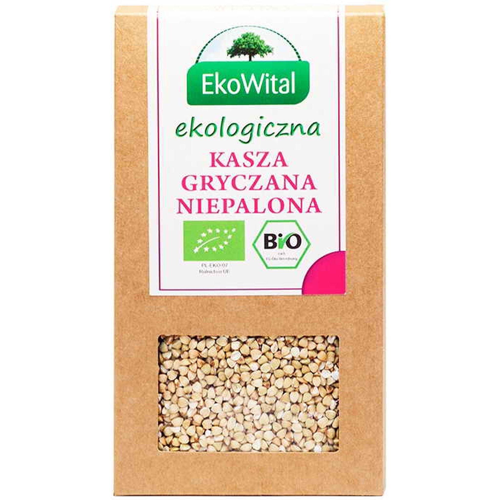 Kasza gryczana niepalona BIO 500 g - EkoWital