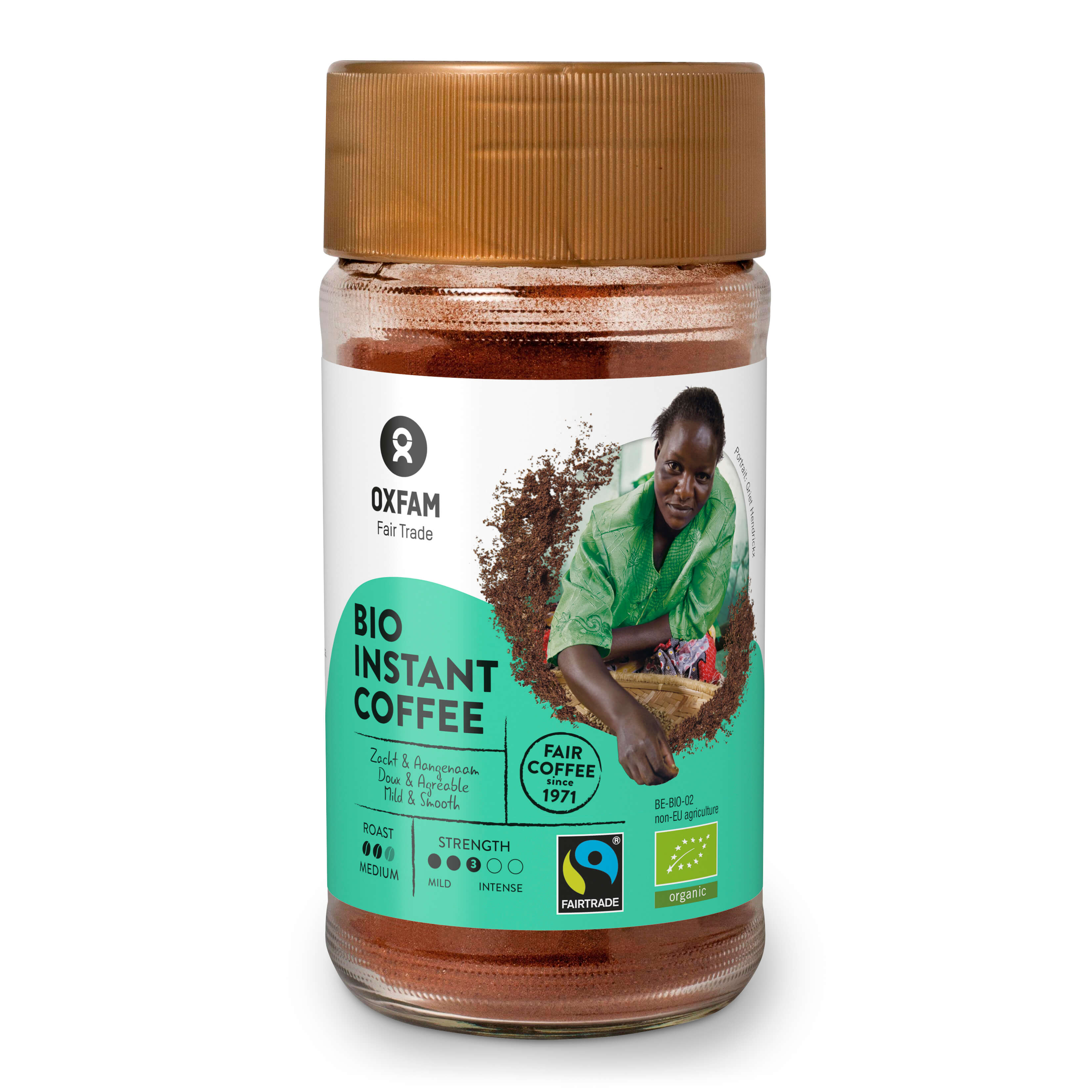 Kawa rozpuszczalna Arabica Tanzania Fair Trade BIO 100 g - Oxfam