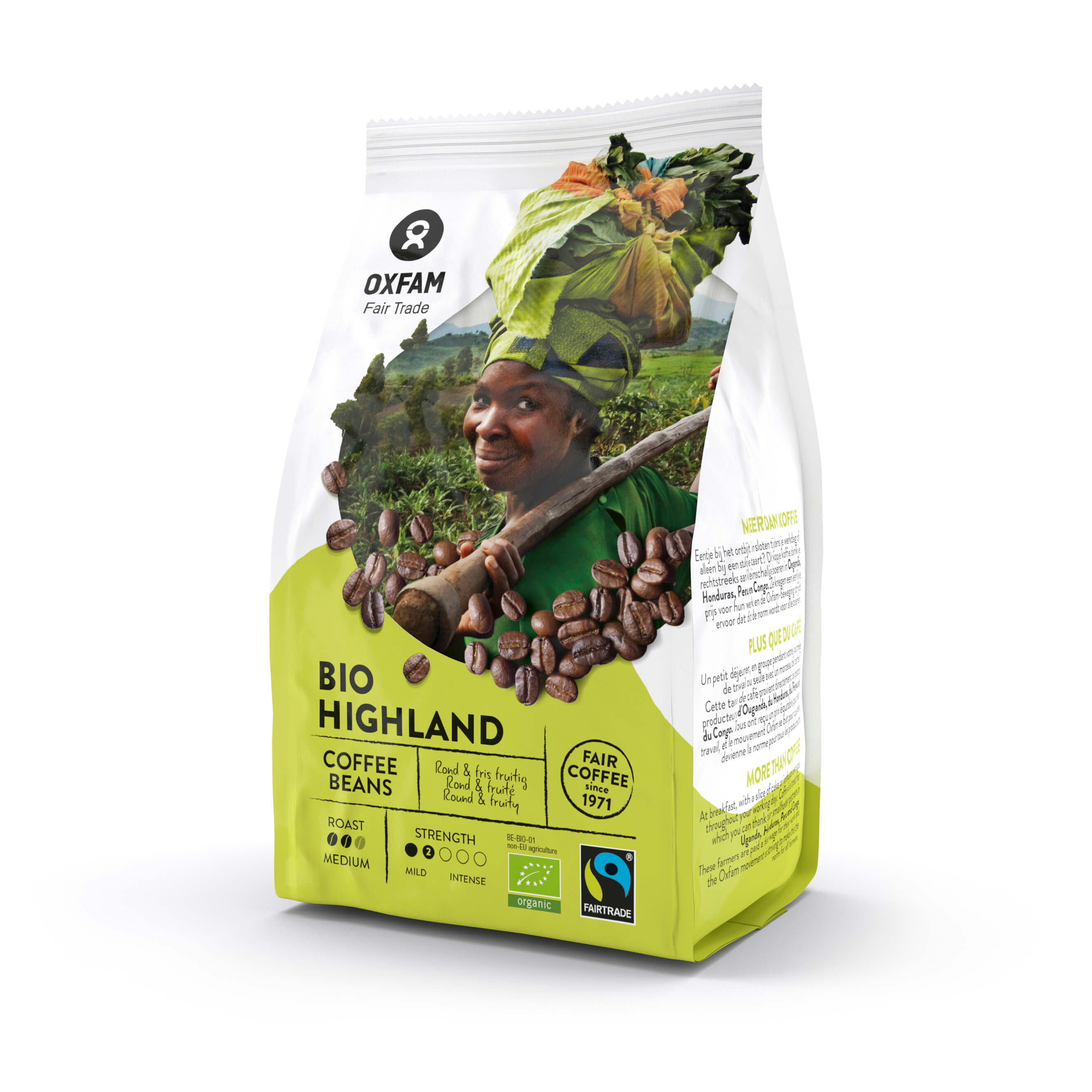 Kawa ziarnista Arabica Wysokogórska Fair Trade BIO 250 g - Oxfam