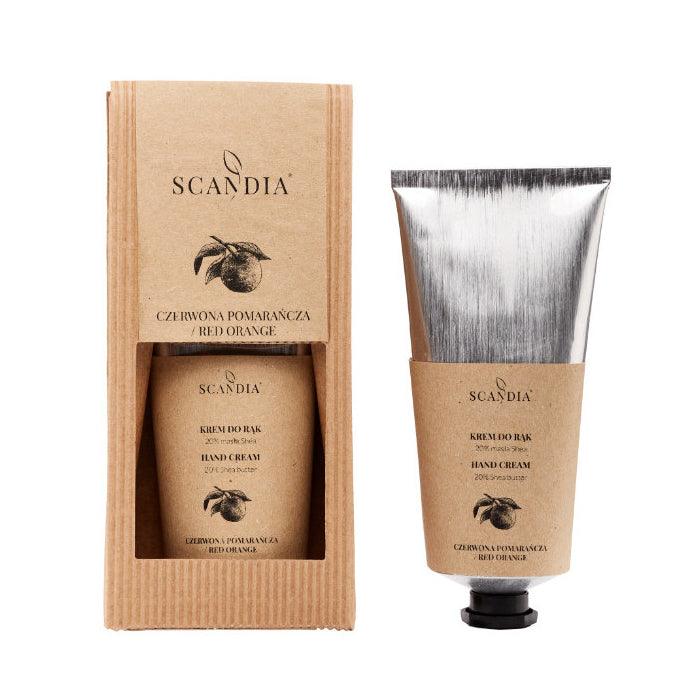 Krem do rąk z masłem Shea 20% Pomarańcza 70 ml - Scandia Cosmetics