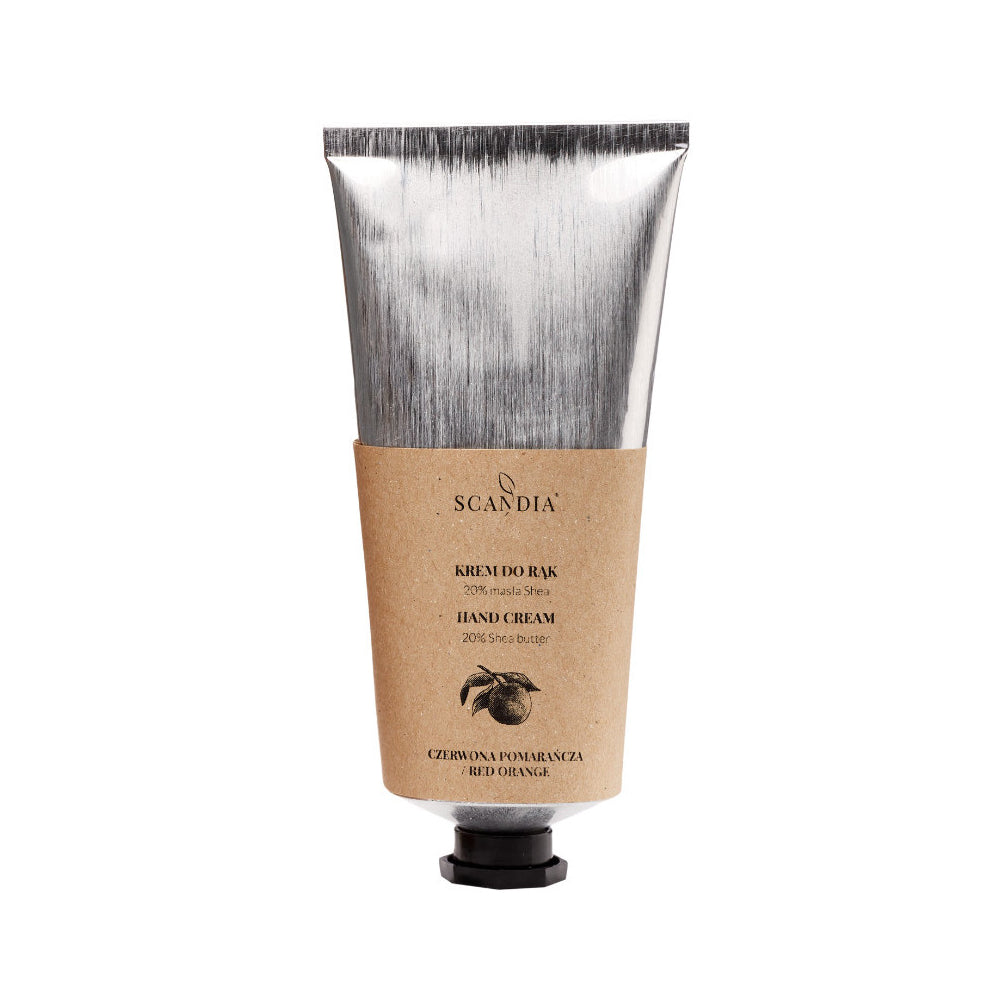 Krem do rąk z masłem Shea 20% Pomarańcza 70 ml - Scandia Cosmetics