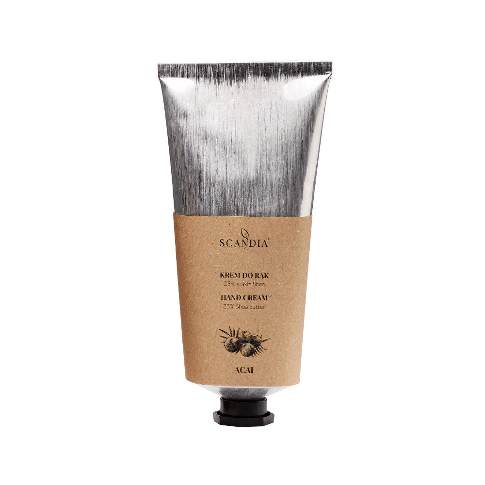 Krem do rąk z masłem Shea 25% Acai 70 ml - Scandia Cosmetics