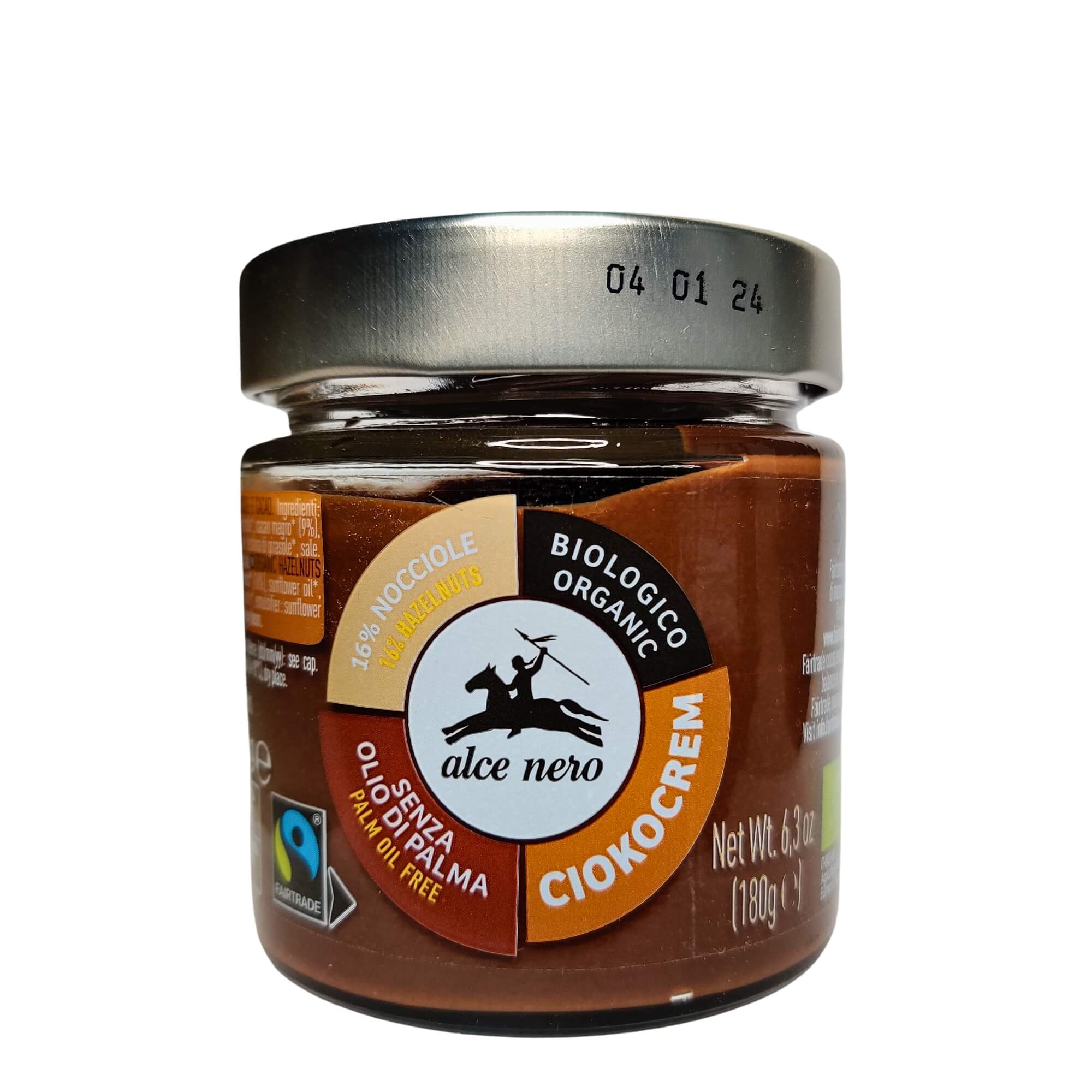 Krem orzechowo-czekoladowy Fair Trade BIO 180 g - Alce Nero