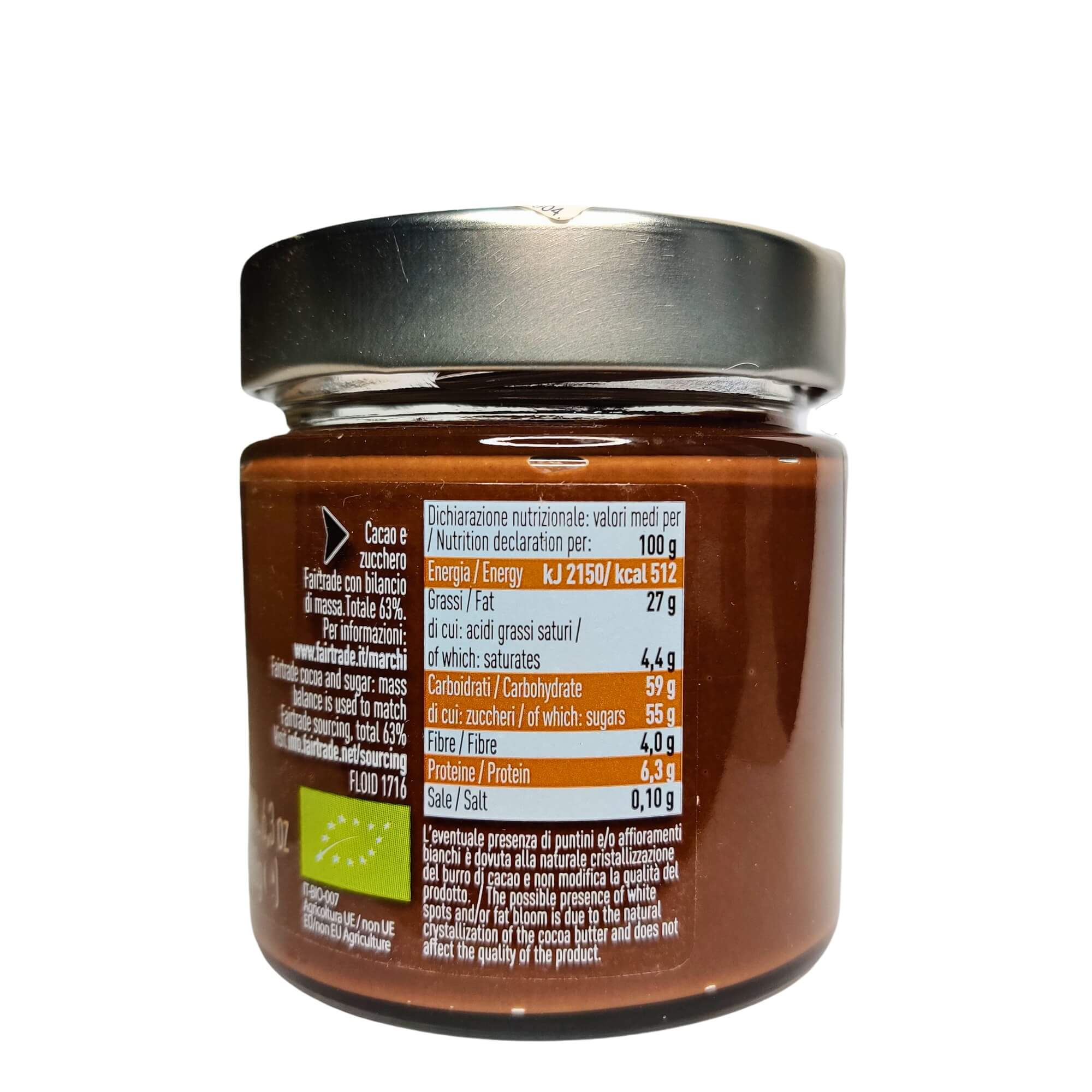 Krem orzechowo-czekoladowy Fair Trade BIO 180 g - Alce Nero