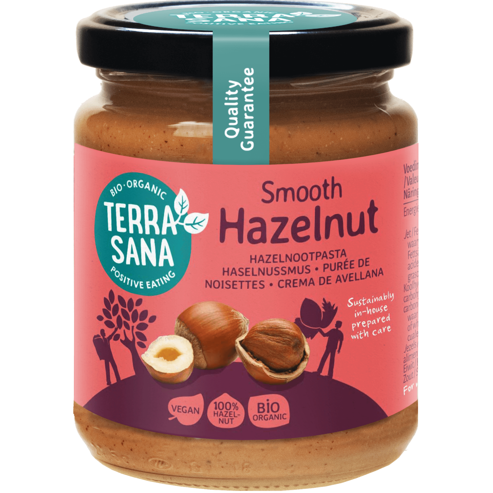 Krem z prażonych orzechów laskowych BIO 250 g - TerraSana