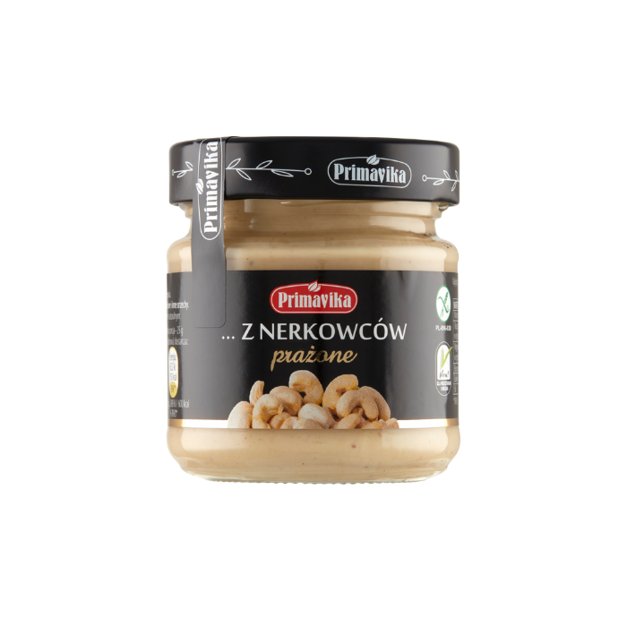 Krem z prażonych orzechów nerkowca 185 g - Primavika