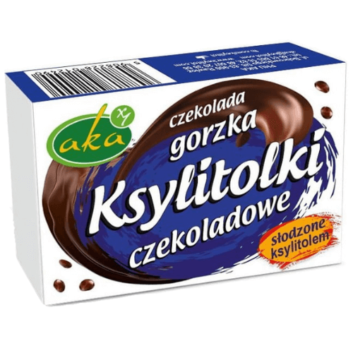 Ksylitolki drażetki czekolada gorzka 33 g - AKA
