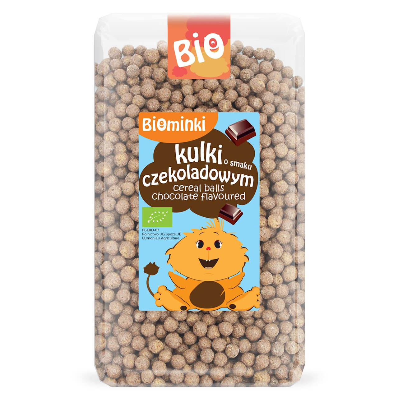 Kulki o smaku czekoladowym BIO 300 g - Biominki