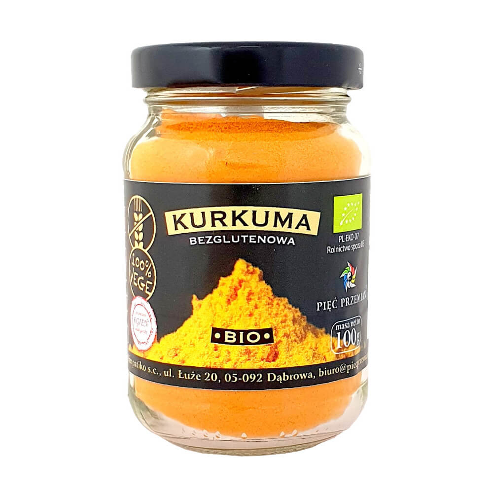 Kurkuma BIO 100 g - Pięć Przemian