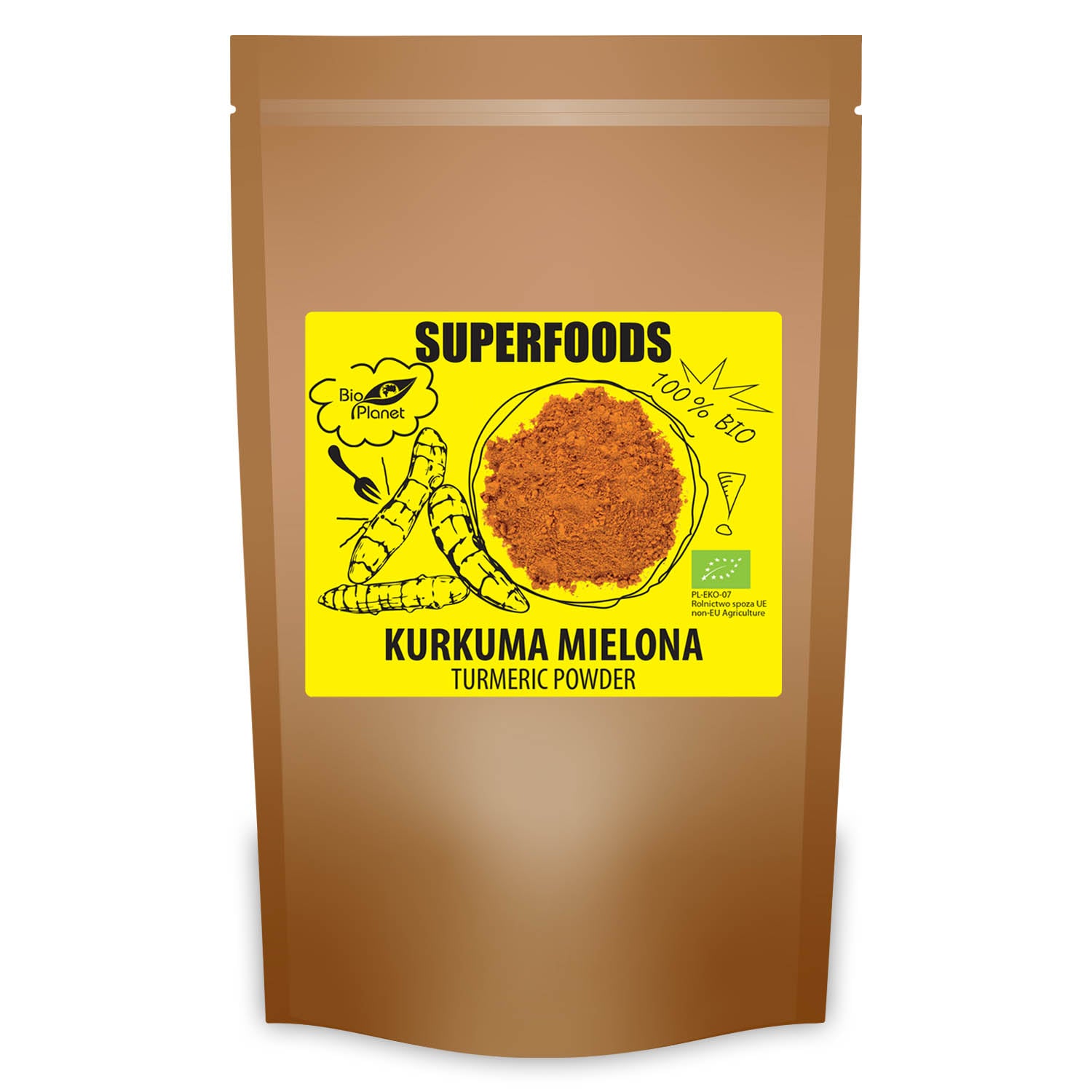 Kurkuma mielona BIO 200 g - Bio Planet