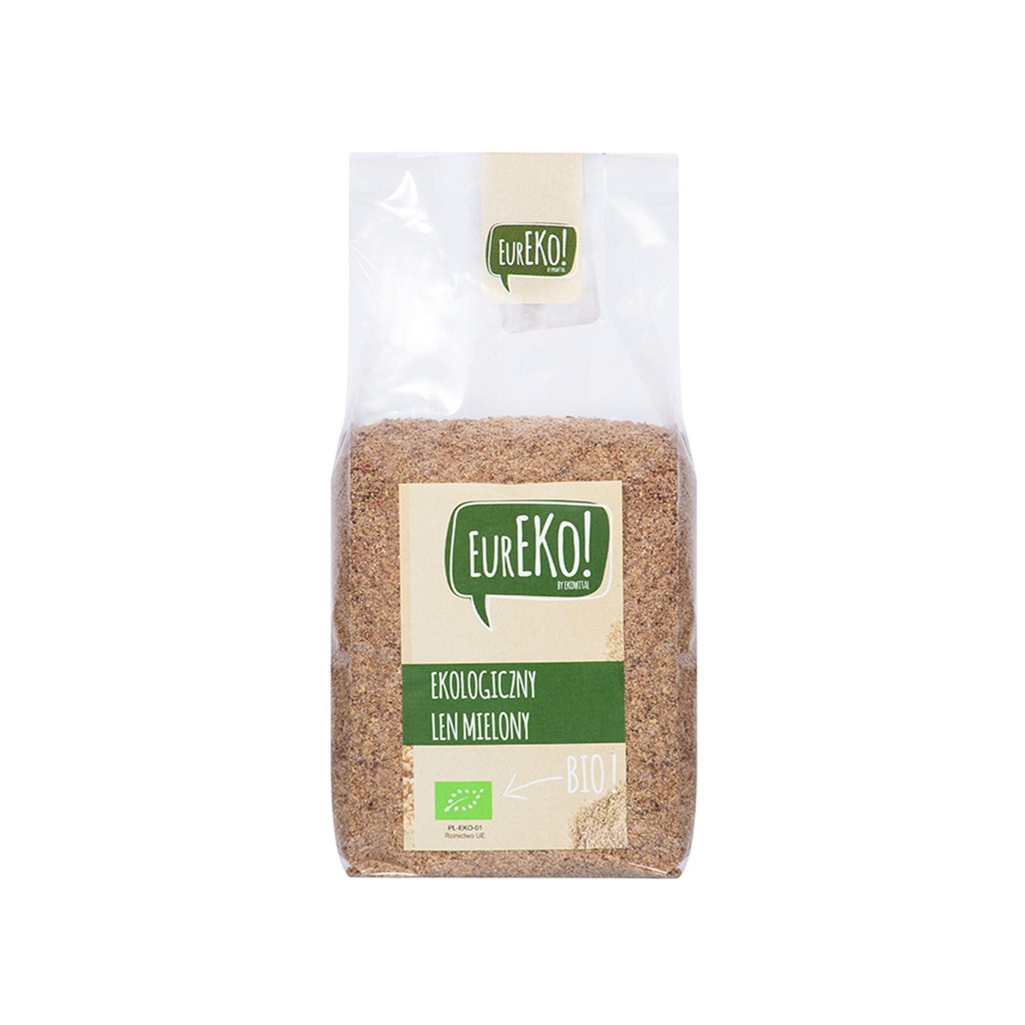 Len mielony (siemię lniane) BIO 250 g - Eureko