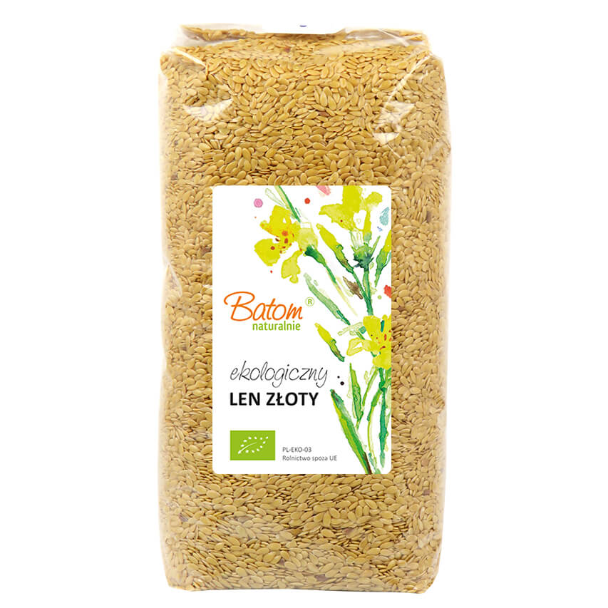 Len złoty (siemię lniane) BIO 1 kg - Batom