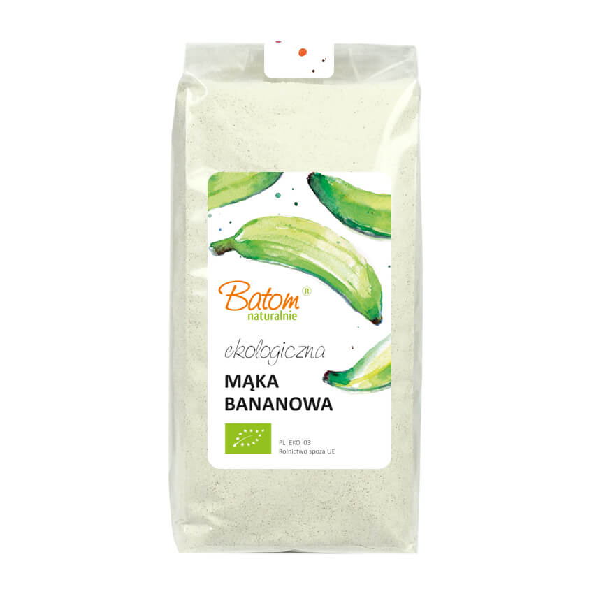 Mąka bananowa BIO 500 g - Batom