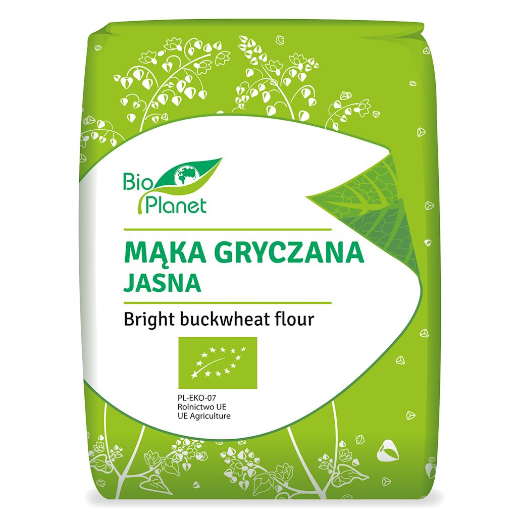 Mąka gryczana jasna BIO 1 kg - Bio Planet
