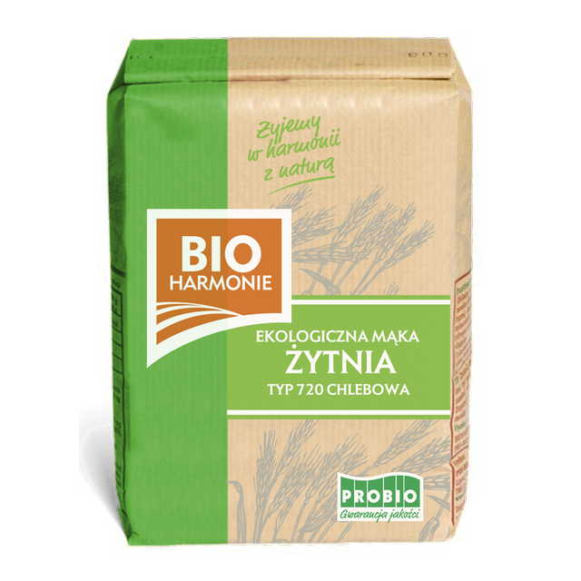 Mąka żytnia chlebowa typ 720 BIO 1 kg - PROBIO