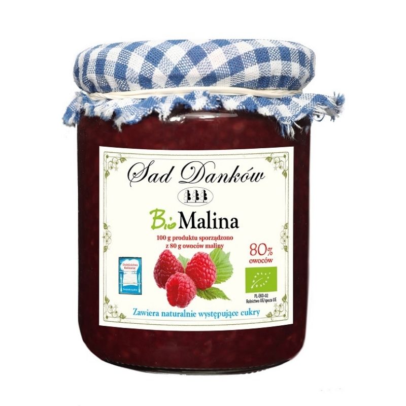 Malina 80% BIO 260 g - Sad Danków