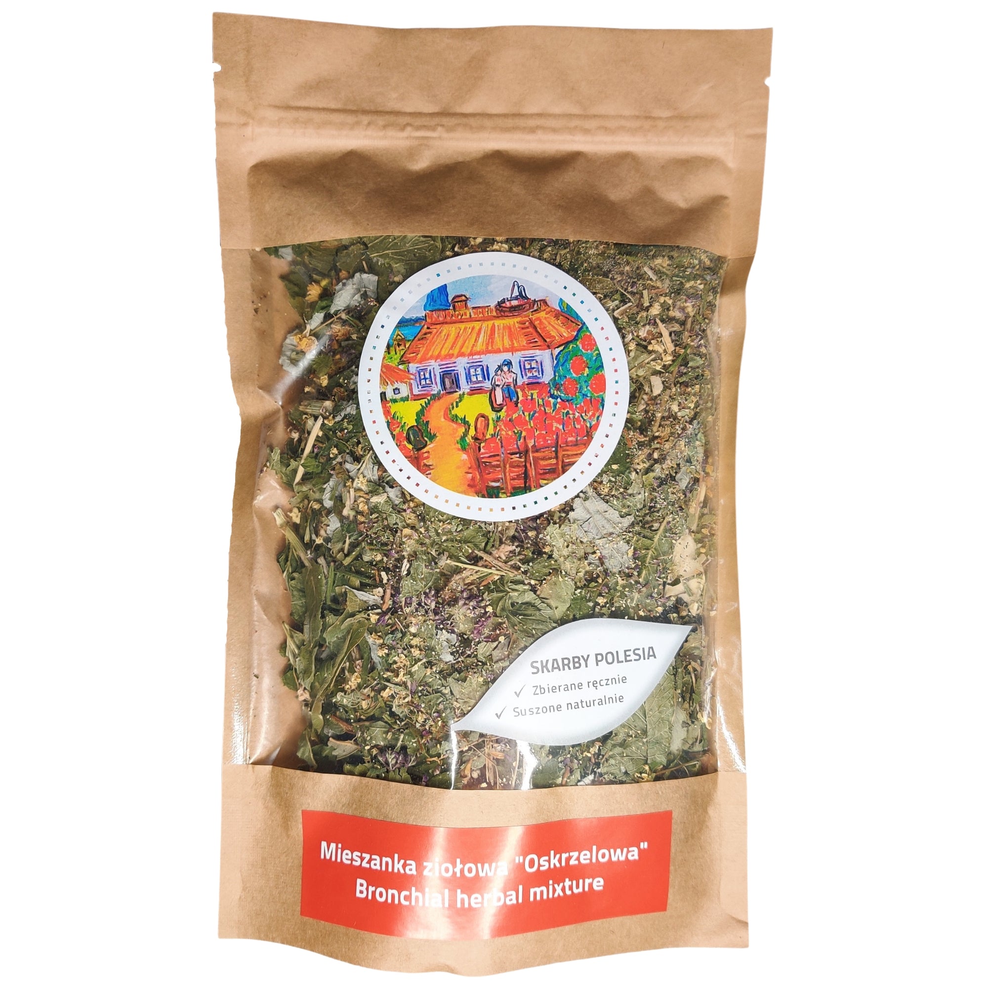 Mieszanka ziołowa "Oskrzelowa" 50 g - Skarby Polesia