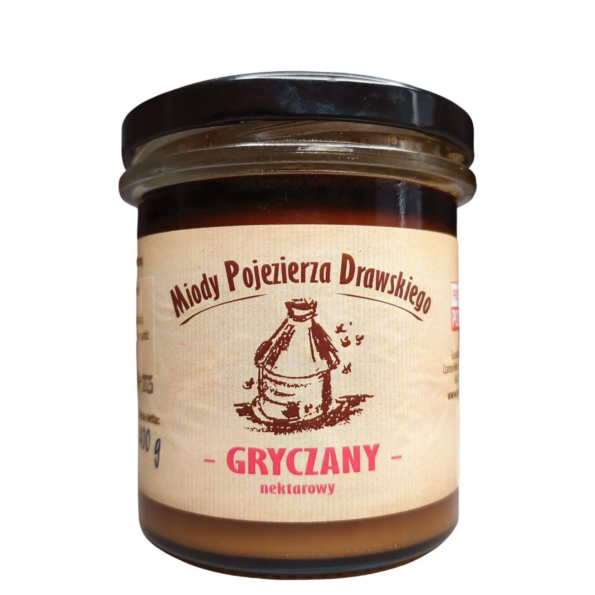Miód gryczany 400 g - Miody Pojezierza Drawskiego