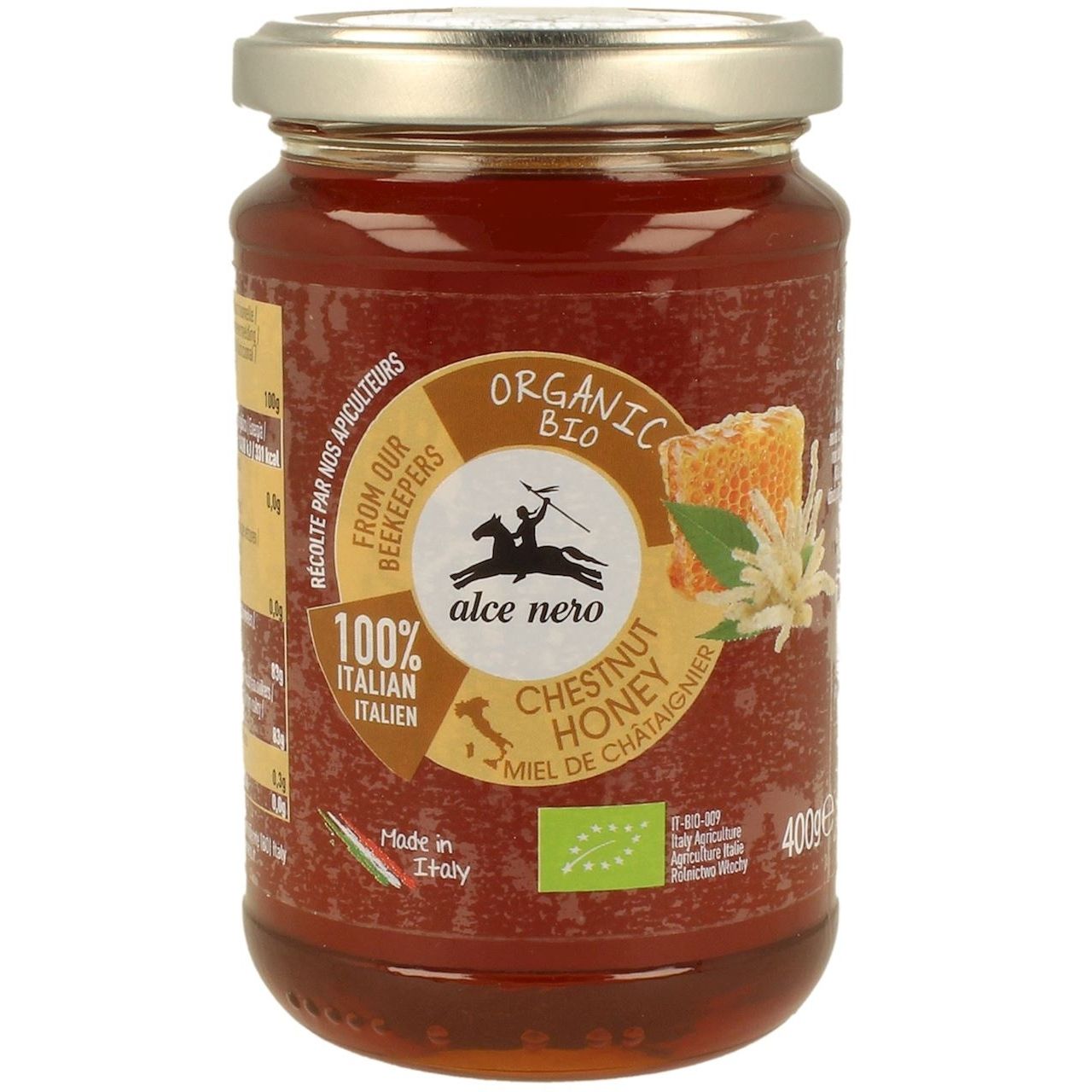 Miód kasztanowy BIO 400 g - Alce Nero