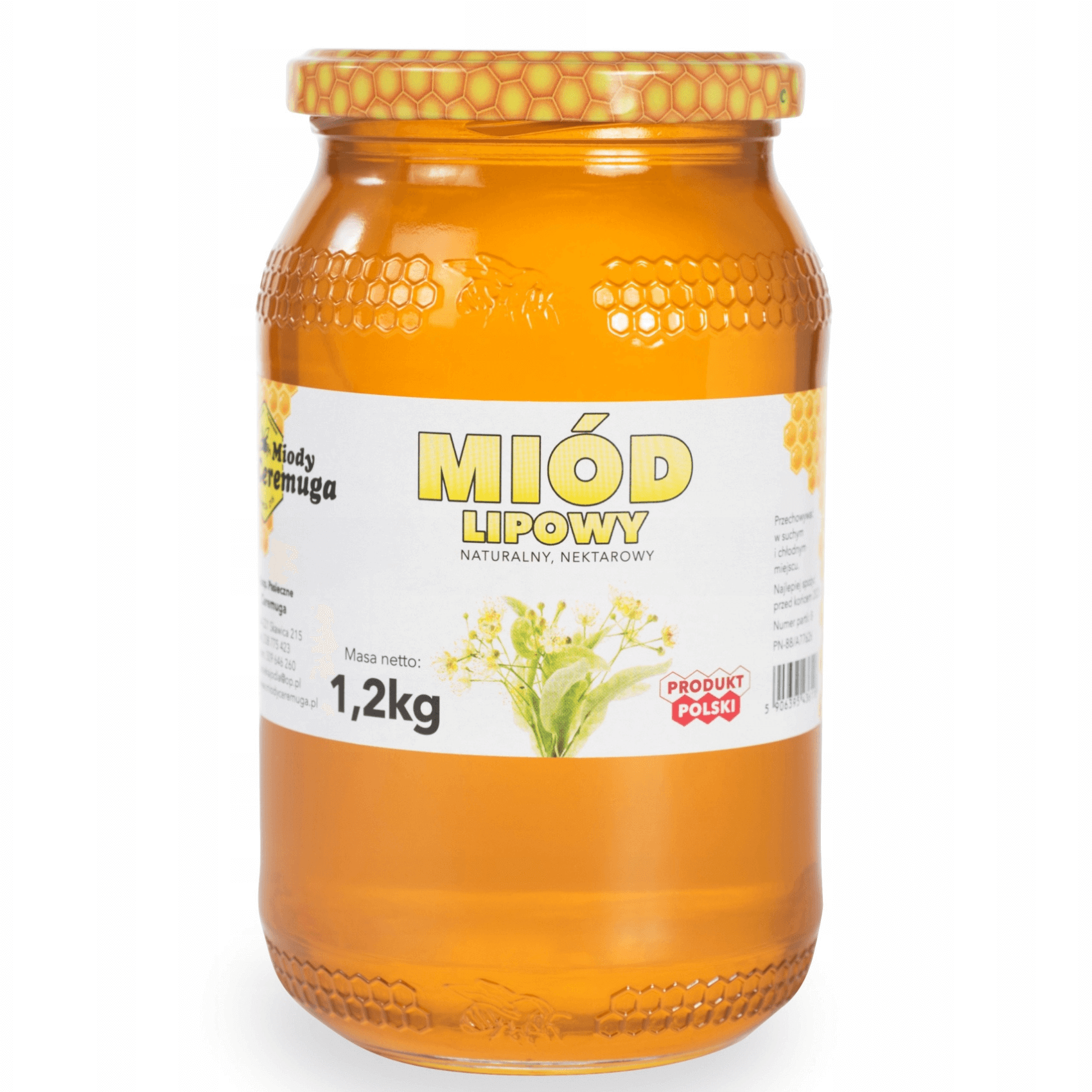 Miód lipowy 1,2 kg - Miody Ceremuga