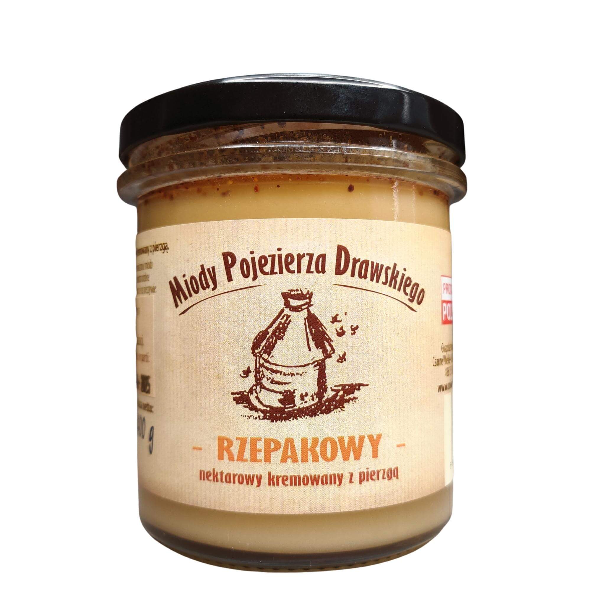 Miód rzepakowy 400 g - Miody Pojezierza Drawskiego