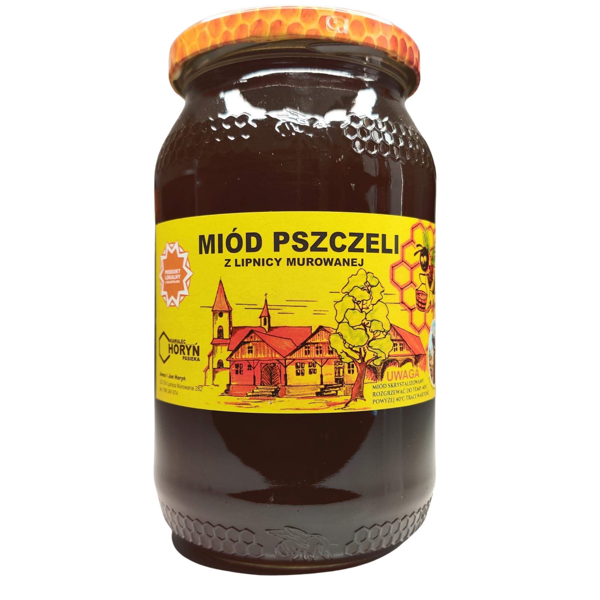 Miód spadziowy 1,2 kg - Pasieka Horyń