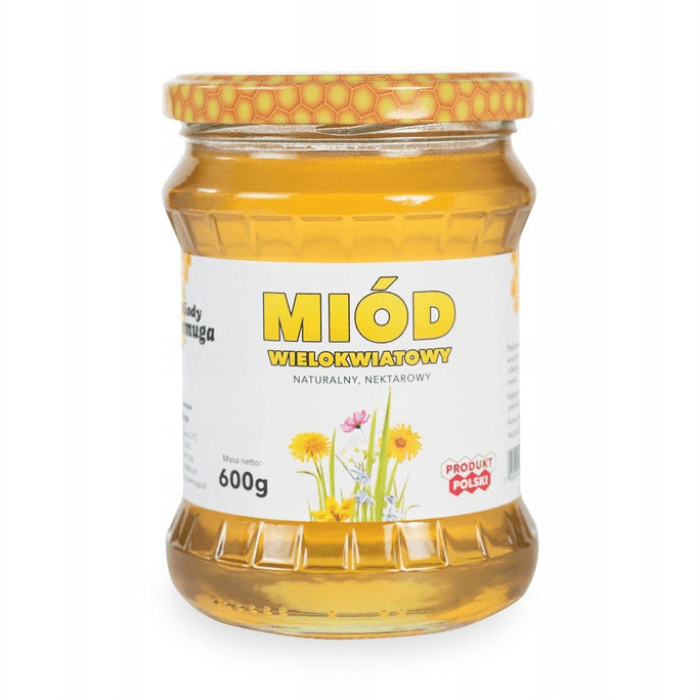 Miód wielokwiatowy 600 g - Miody Ceremuga