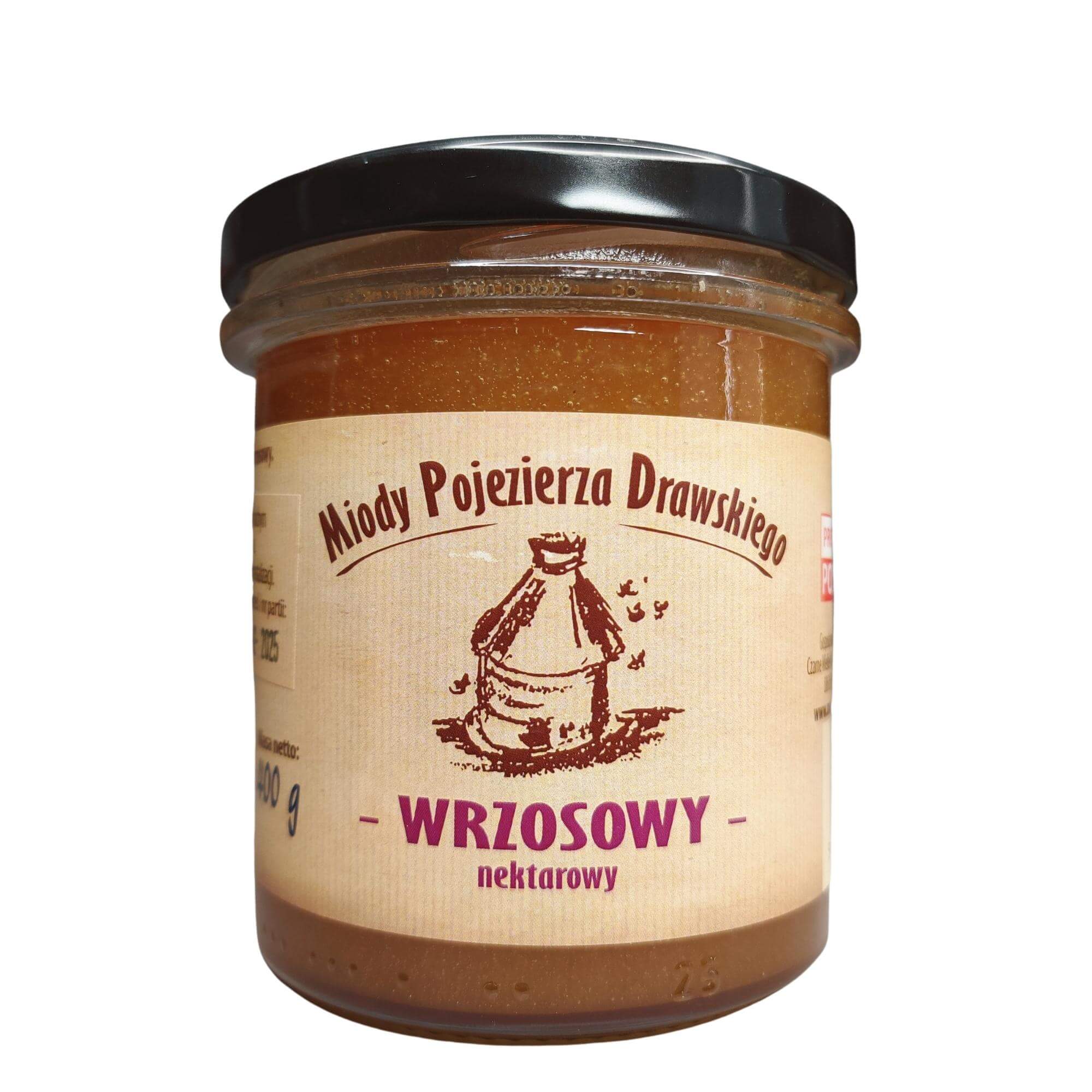 Miód wrzosowy 400 g - Miody Pojezierza Drawskiego