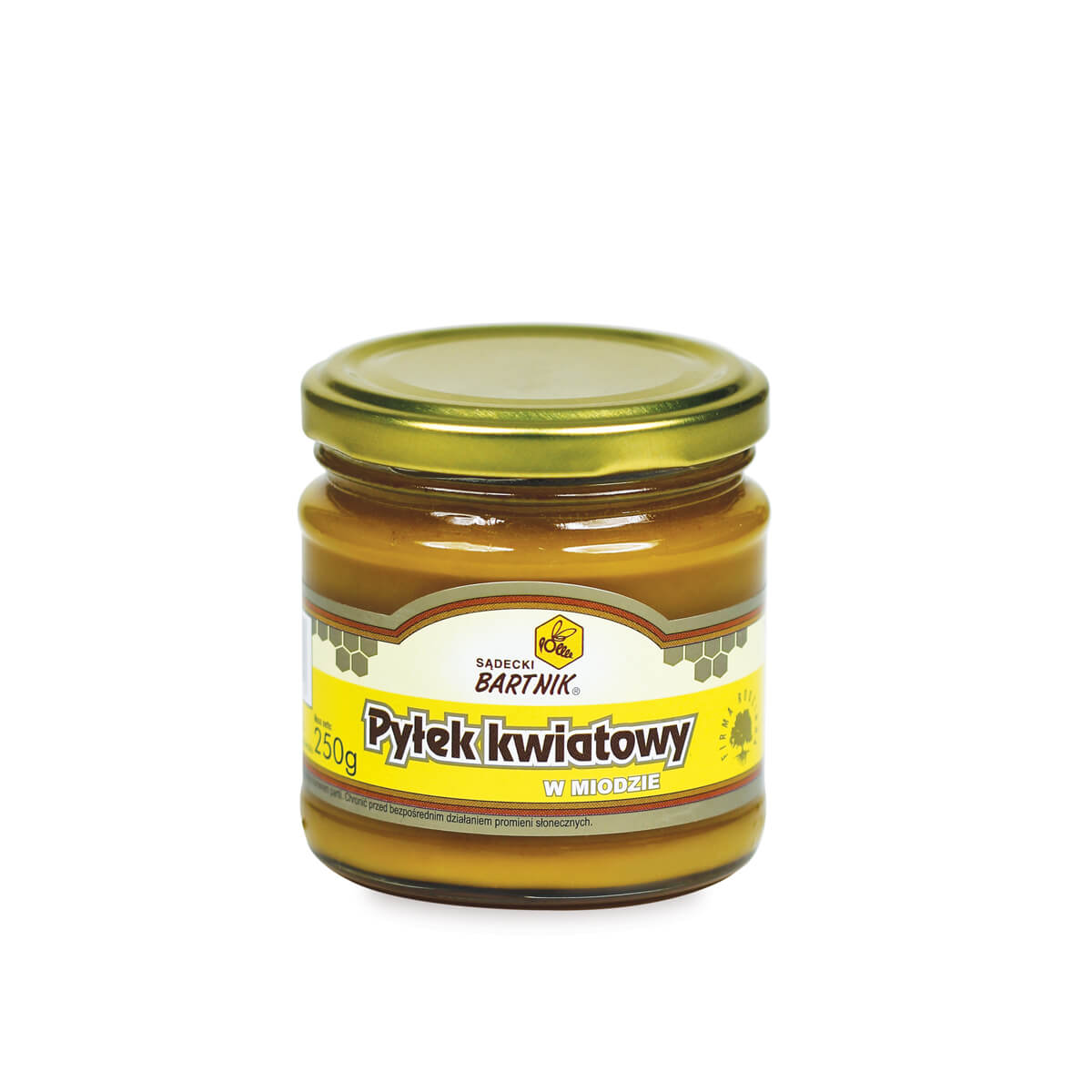 Miód z pyłkiem pszczelim 250 g - Sądecki Bartnik